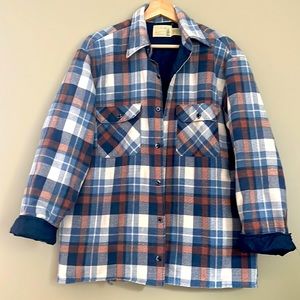 Vintage Flannel with Quilted Lining